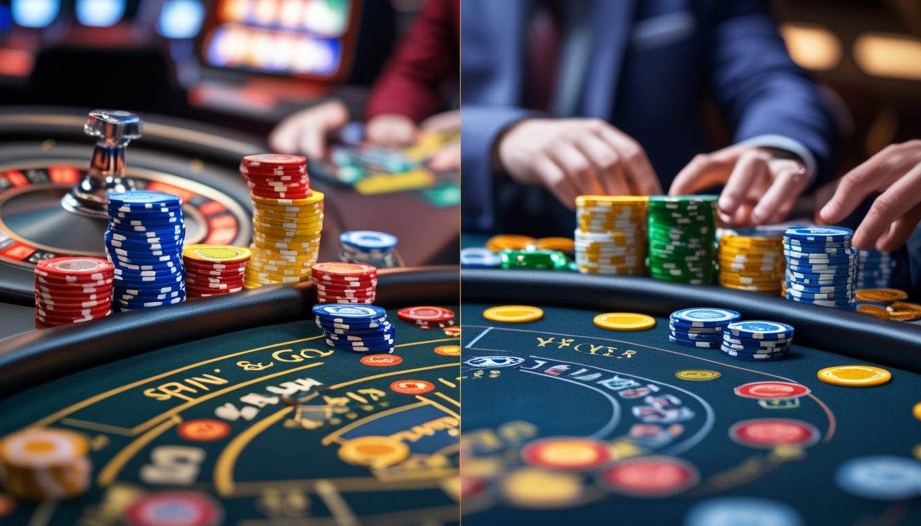 Perbedaan Spin & Go Poker dan Mini Poker: Analisis Keuntungan dan Strategi Bermain